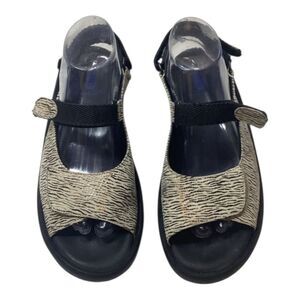 Wolky Jewel Zebra Print Women's Sandals Size EU 40
